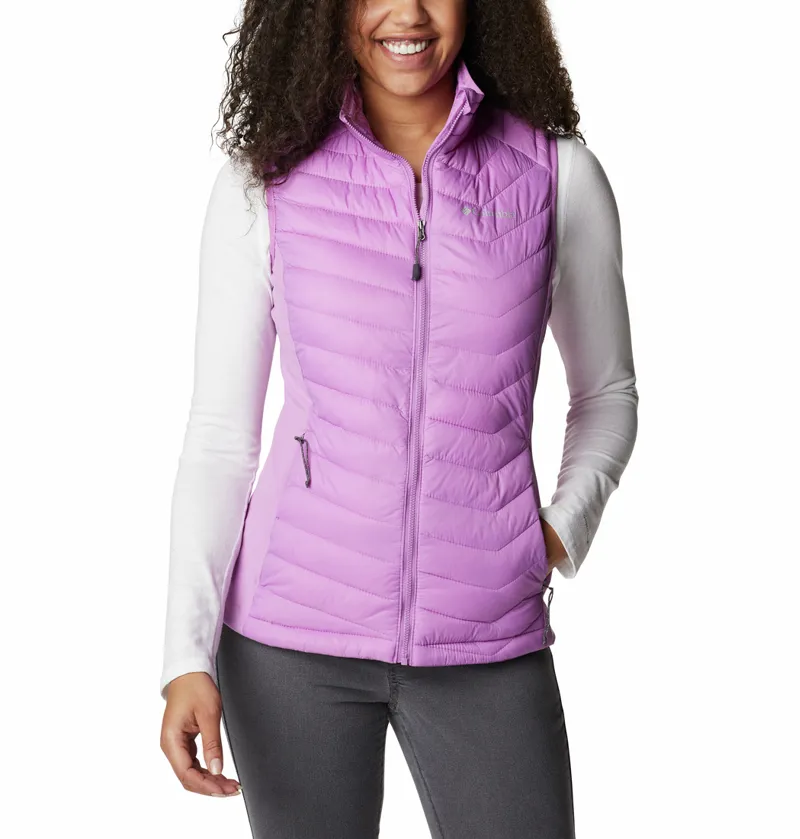 Columbia Women s Powder Pass Vest in Blossom Pink Size Large