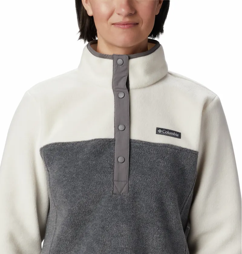 Columbia Benton Springs 1/2 Snap Pullover in City Grey Heather-3