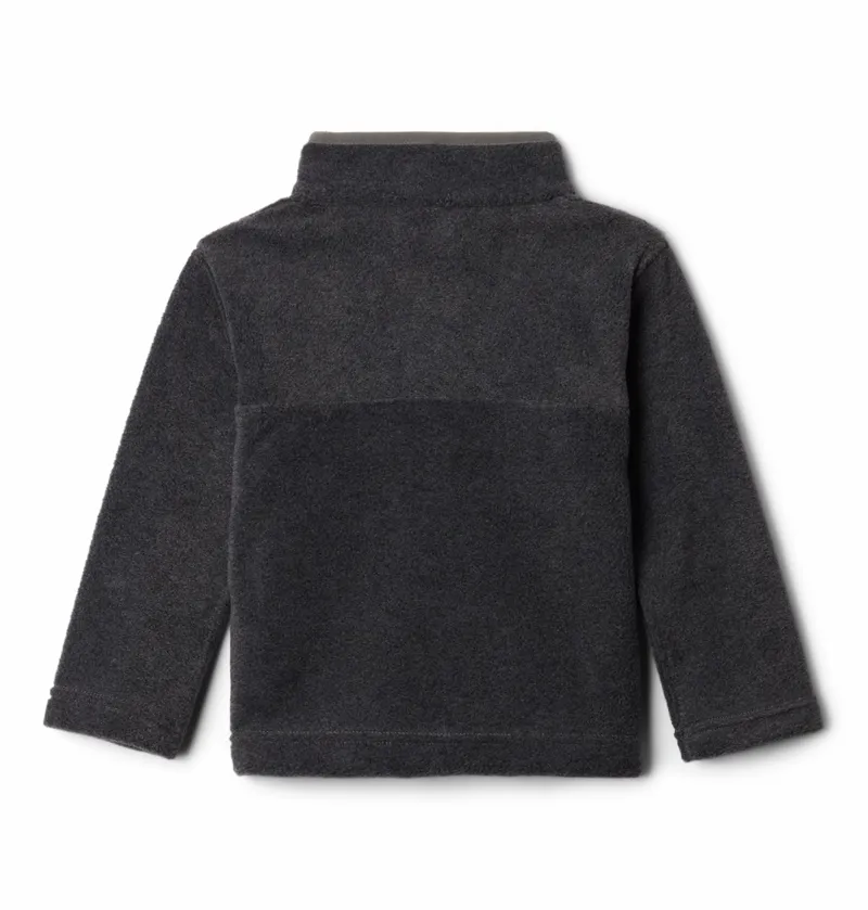 Columbia Kids Steens Mountain 1/4 Snap Fleece Pull-Over in Charcoal Heather-1
