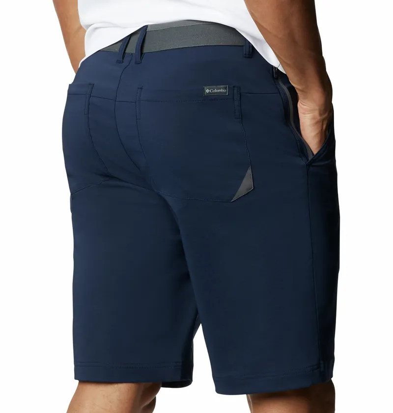Columbia Tech Trail Shorts in Collegiate Navy-3