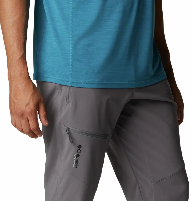 Columbia Men's Titan Pass Pants Regular Fit in City Grey-3