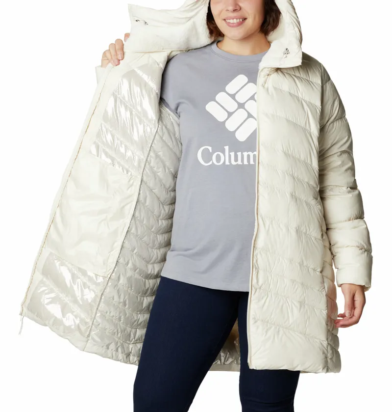 Columbia Women's Autumn Park Down Mid Jacket in Chalk-5
