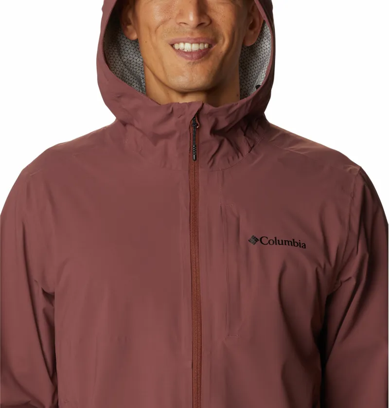 Columbia Omni-Tech Ampli-Dry Shell Jacket in Light Raisin-2