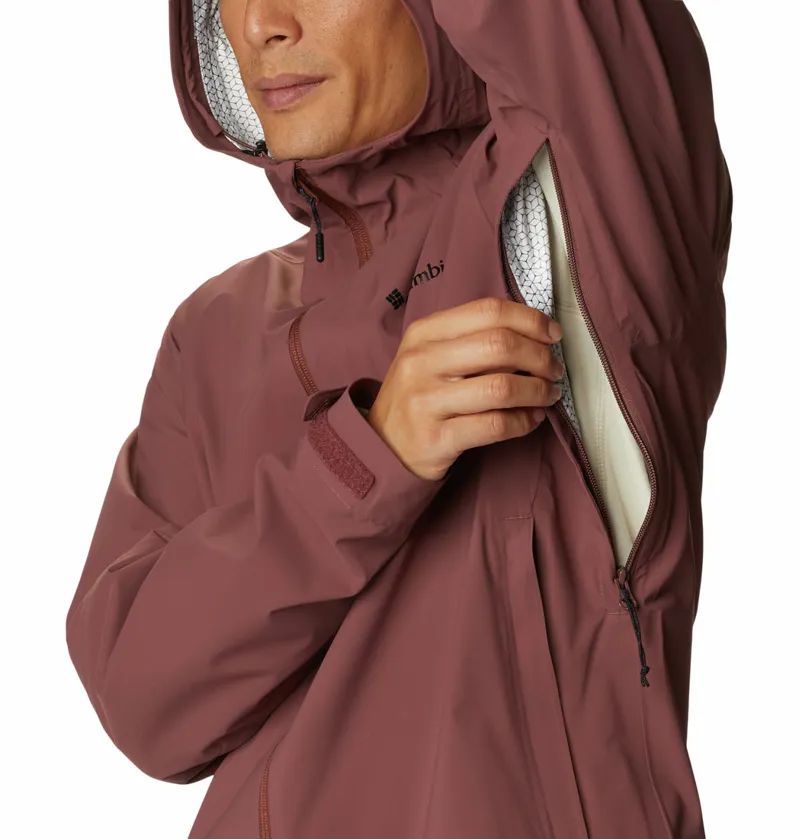 Columbia Omni-Tech Ampli-Dry Shell Jacket in Light Raisin-1