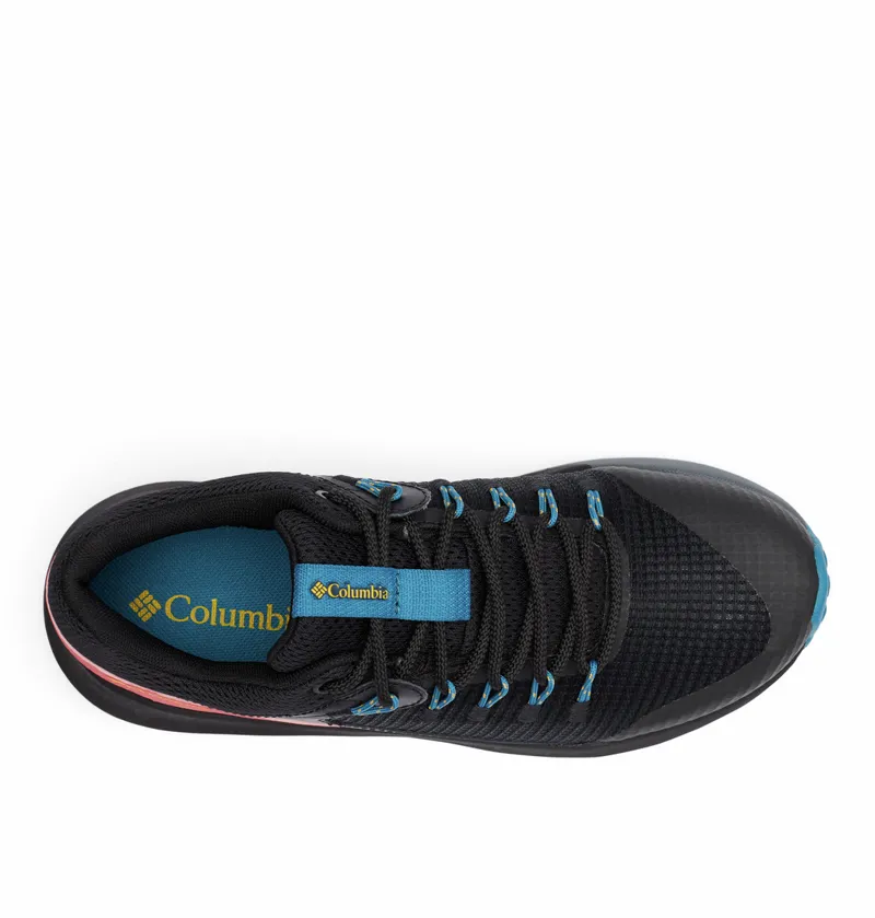 Columbia Women's Trailstorm Waterproof Shoes in Black / Bright Marigold-1