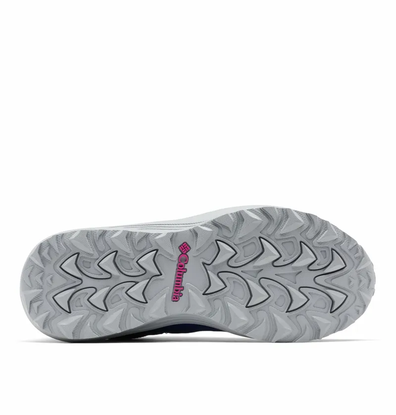 Columbia Women's Trailstorm Waterproof Shoes in Dark Sapphire / Wild Fuchsia-2