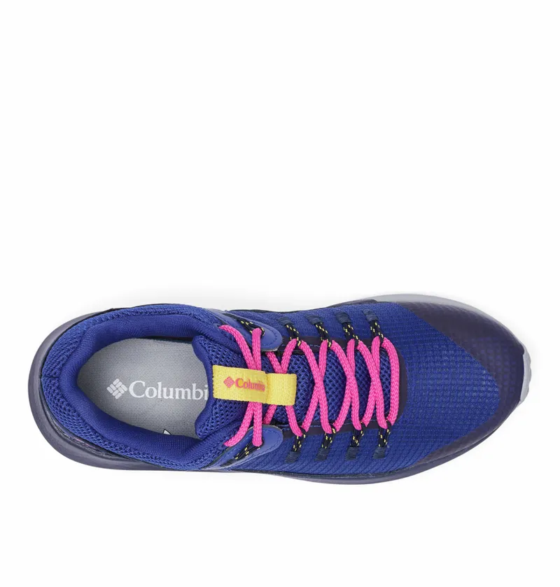 Columbia Women's Trailstorm Waterproof Shoes in Dark Sapphire / Wild Fuchsia-3