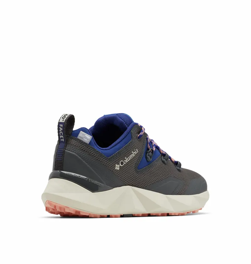 Columbia Women's Facet 60 Lo Outdry Shoes in Dark Grey / Dark Sapphire-3