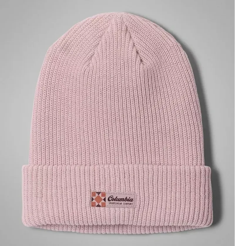 Columbia Lost Lager II Beanie in Mineral Pink-1