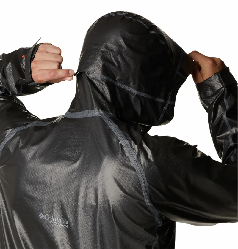Columbia OutDry Extreme Mesh Hooded Shell Jacket in Black-1