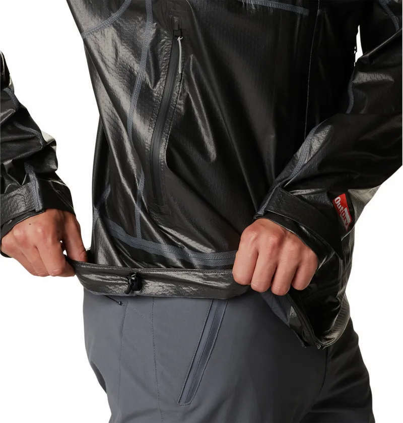 Columbia OutDry Extreme Mesh Hooded Shell Jacket in Black-7