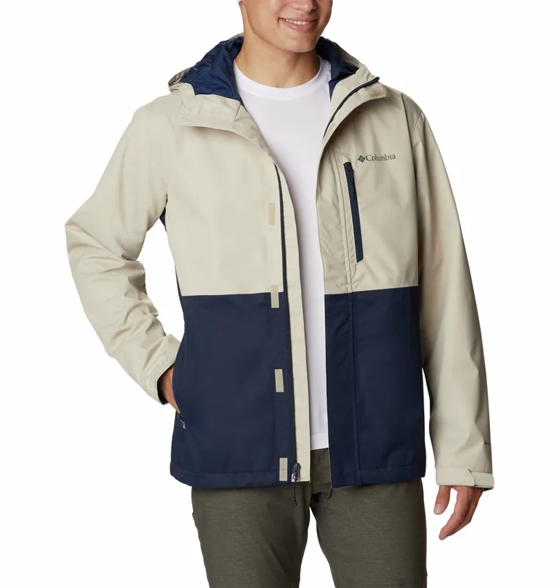 Columbia Hikebound Jacket in Ancient Fossil/Collegiate Navy-5