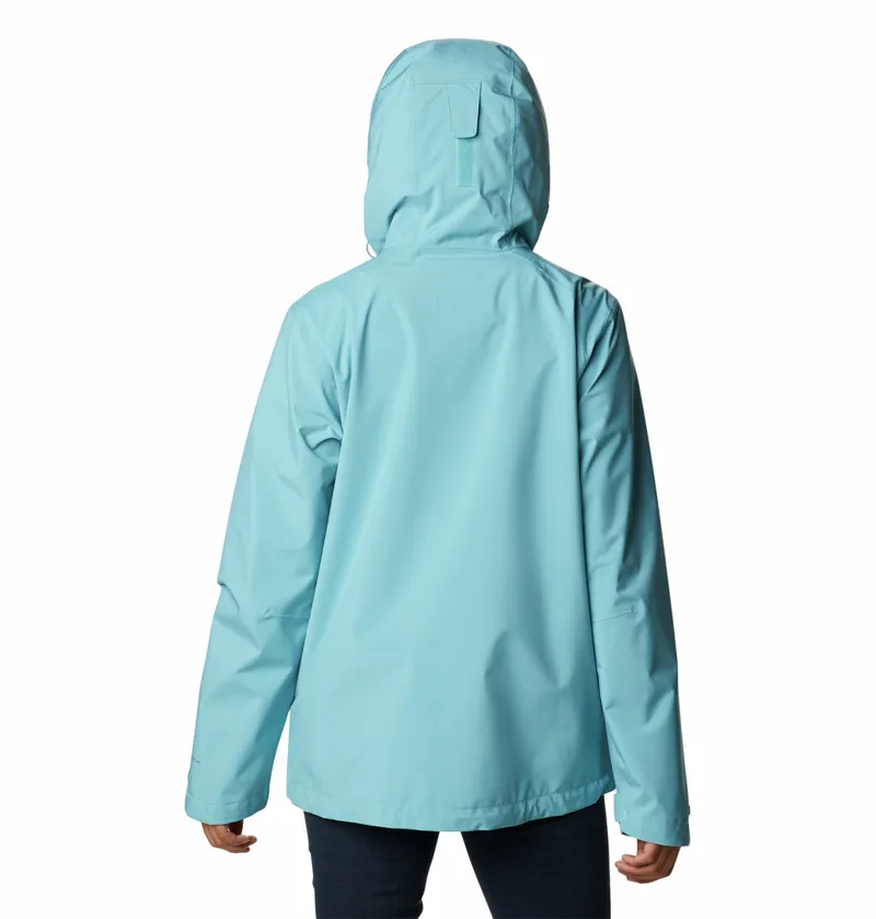 Columbia Women's Earth Explorer Shell Jacket in Sea Wave-1