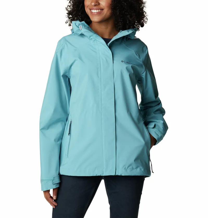 Columbia Women's Earth Explorer Shell Jacket in Sea Wave
