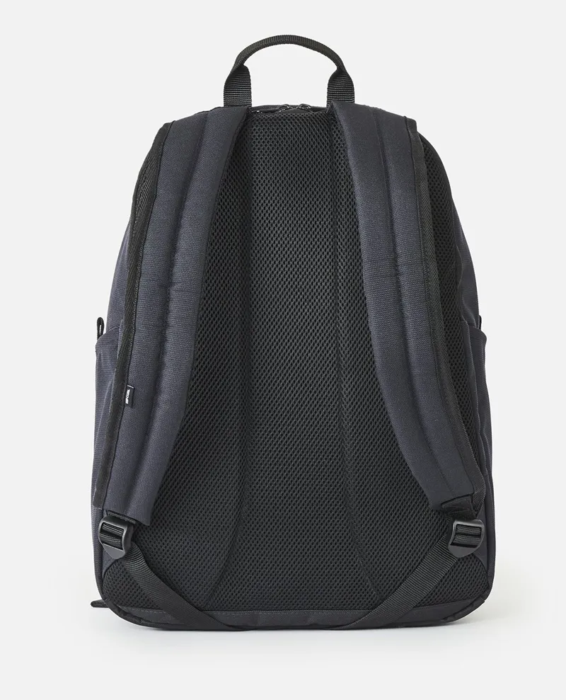 Rip Curl Crusher 30L Classic Patch Backpack in Washed Black-2