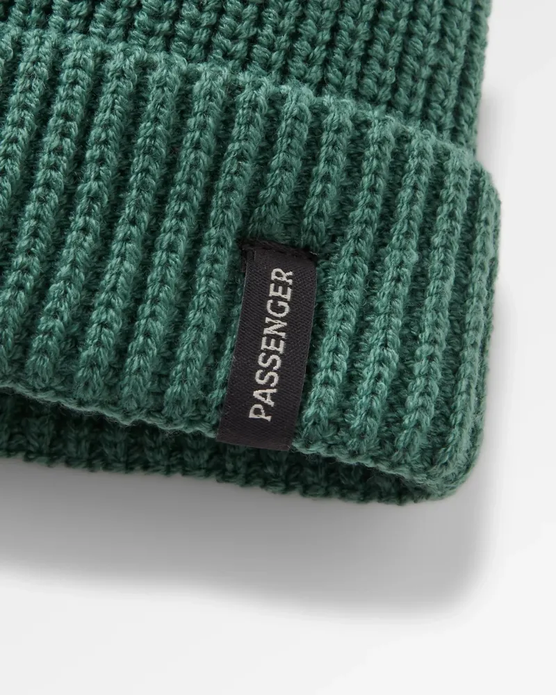 Passenger Compass Recycled Beanie in Deep Ocean-1