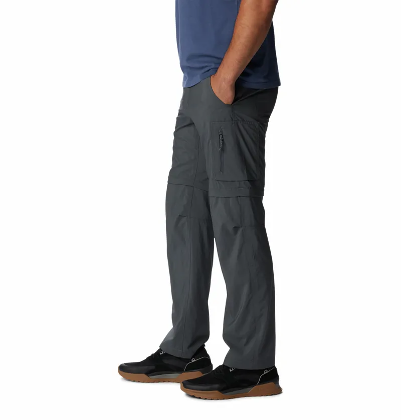 Columbia Men's Silver Ridge Utility Convertible Pants Short Fit in Grill-4