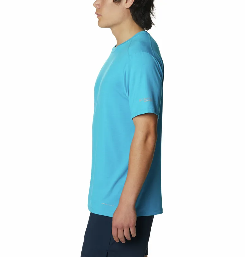 Columbia M Endless Trail Running Tech T-Shirt in Ocean Blue-2