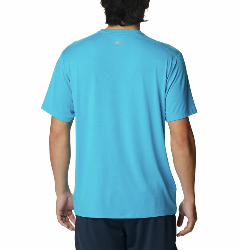 Columbia M Endless Trail Running Tech T-Shirt in Ocean Blue-4