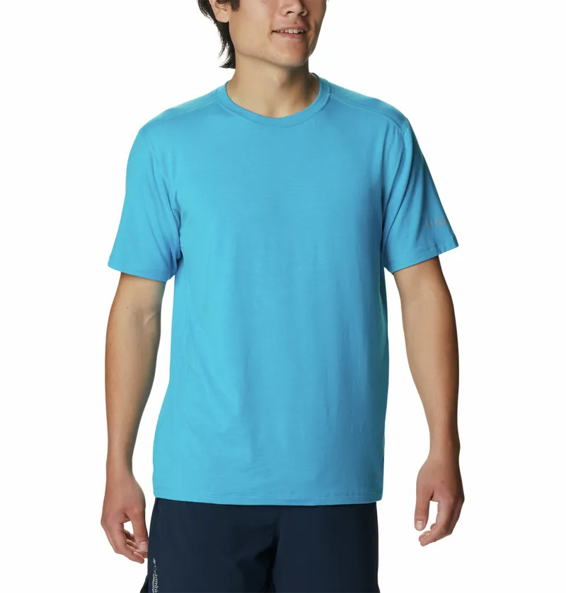 Columbia M Endless Trail Running Tech T-Shirt in Ocean Blue