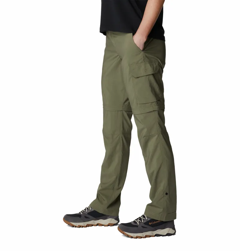 Columbia Women's Silver Ridge Utility Convertible Pants Regular Fit in Stone Green-4