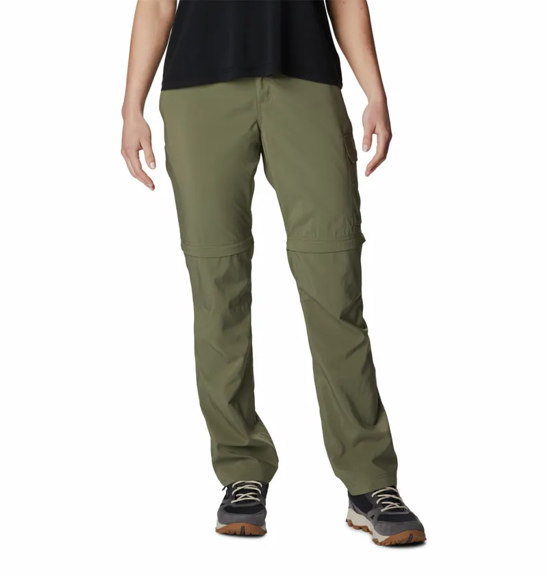 Columbia Women's Silver Ridge Utility Convertible Pants Regular Fit in Stone Green