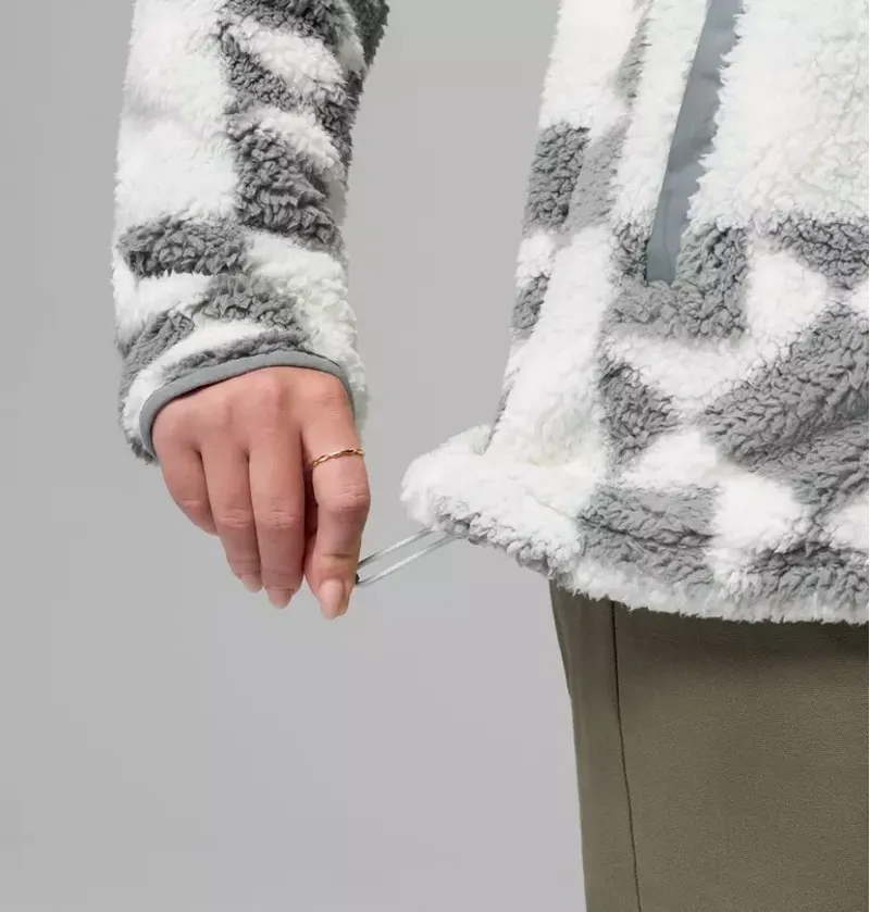 Columbia Womens West Bend Print Full Zip II in Tea Light / Cozy Quilt-7