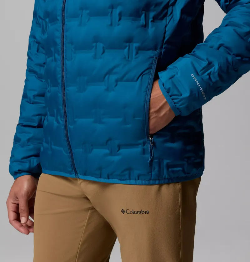 Columbia Men's Delta Ridge II Down Hooded Jacket in Phoenix Blue-7