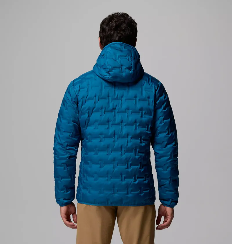 Columbia Men's Delta Ridge II Down Hooded Jacket in Phoenix Blue-3