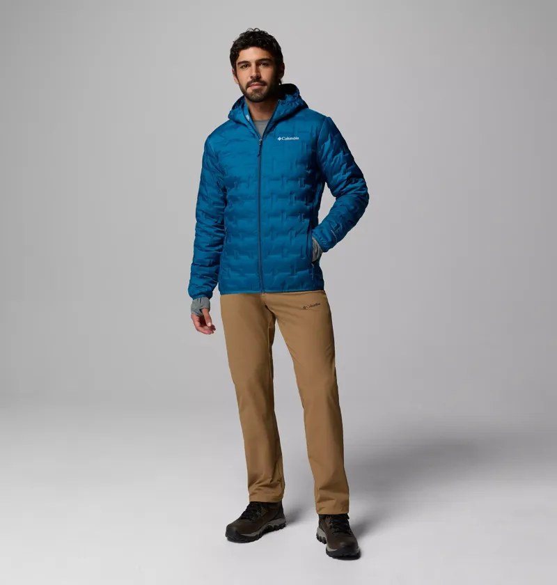 Columbia Men's Delta Ridge II Down Hooded Jacket in Phoenix Blue-4