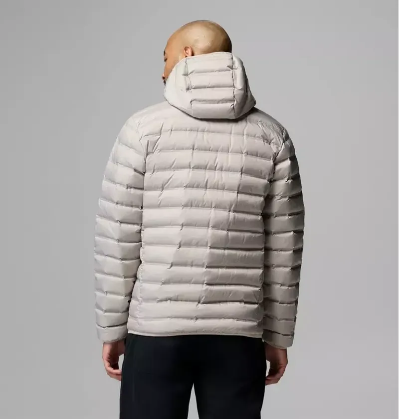 Columbia Mens Lake 22 II Down Hooded Jacket in Flint Grey-2