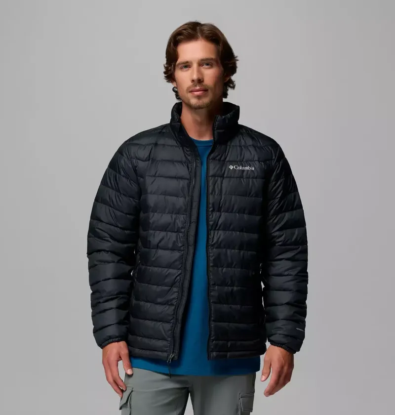Columbia Men's Powder Lite II Jacket in Black Ripstop-4
