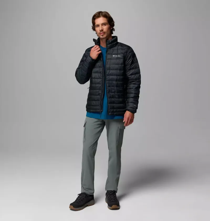 Columbia Men's Powder Lite II Jacket in Black Ripstop-1