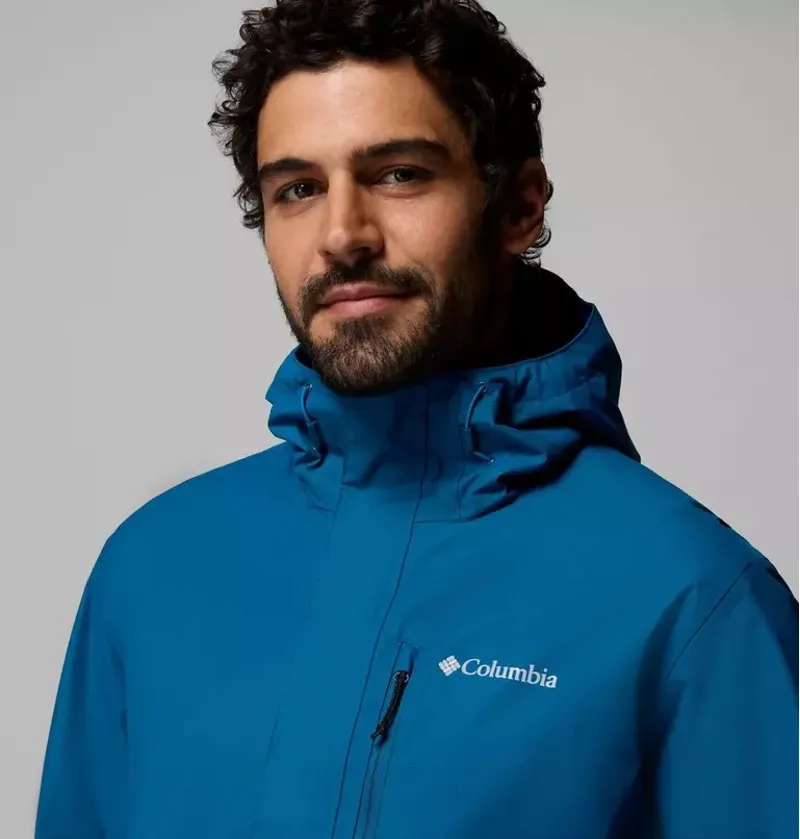 Columbia Mens Hikebound II Jacket in Phoenix Blue / Black-6