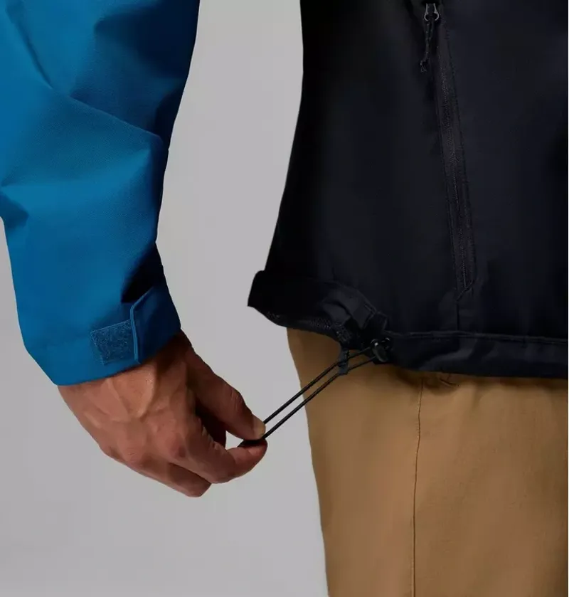 Columbia Mens Hikebound II Jacket in Phoenix Blue / Black-8
