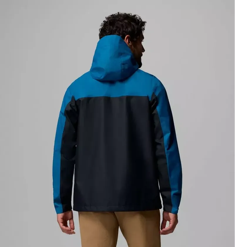 Columbia Mens Hikebound II Jacket in Phoenix Blue / Black-2