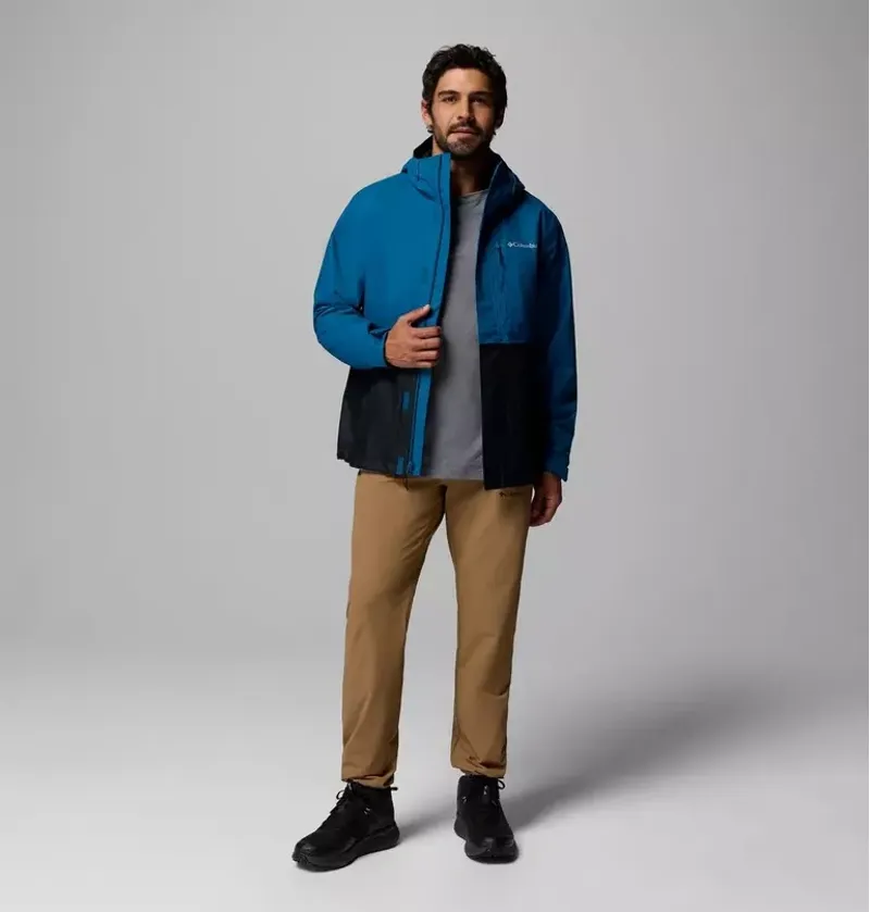 Columbia Mens Hikebound II Jacket in Phoenix Blue / Black-1