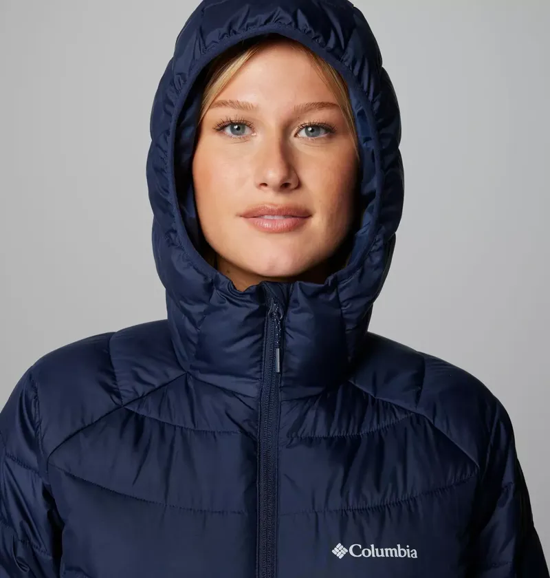 Columbia Women's Powder Lite II Mid Jacket in Collegiate Navy-4
