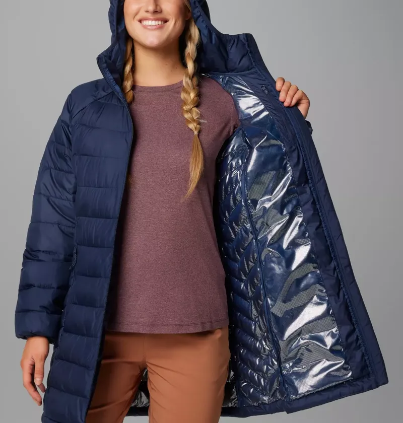 Columbia Women's Powder Lite II Mid Jacket in Collegiate Navy-5