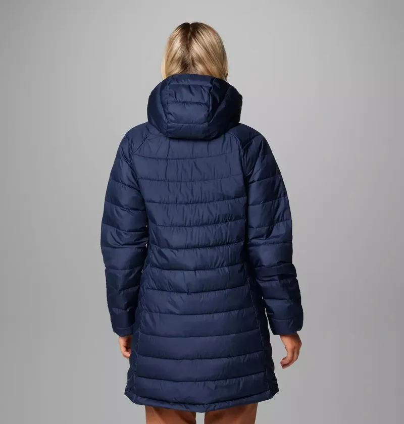Columbia Women's Powder Lite II Mid Jacket in Collegiate Navy-2