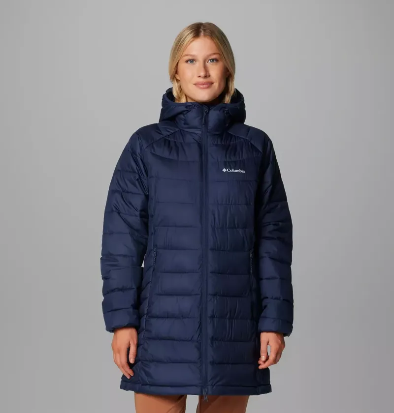 Columbia Women's Powder Lite II Mid Jacket in Collegiate Navy-1