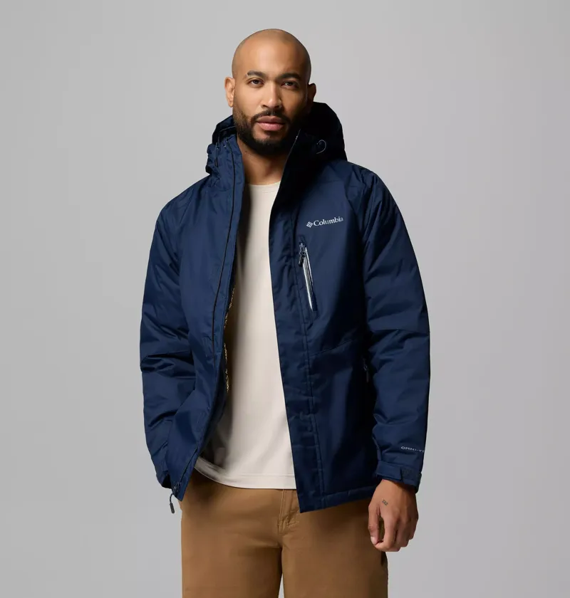 Columbia Mens Oak Harbor II Insulated Waterproof Jacket in Collegiate Navy-2