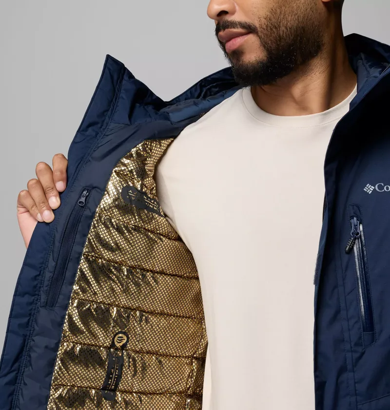 Columbia Mens Oak Harbor II Insulated Waterproof Jacket in Collegiate Navy-7