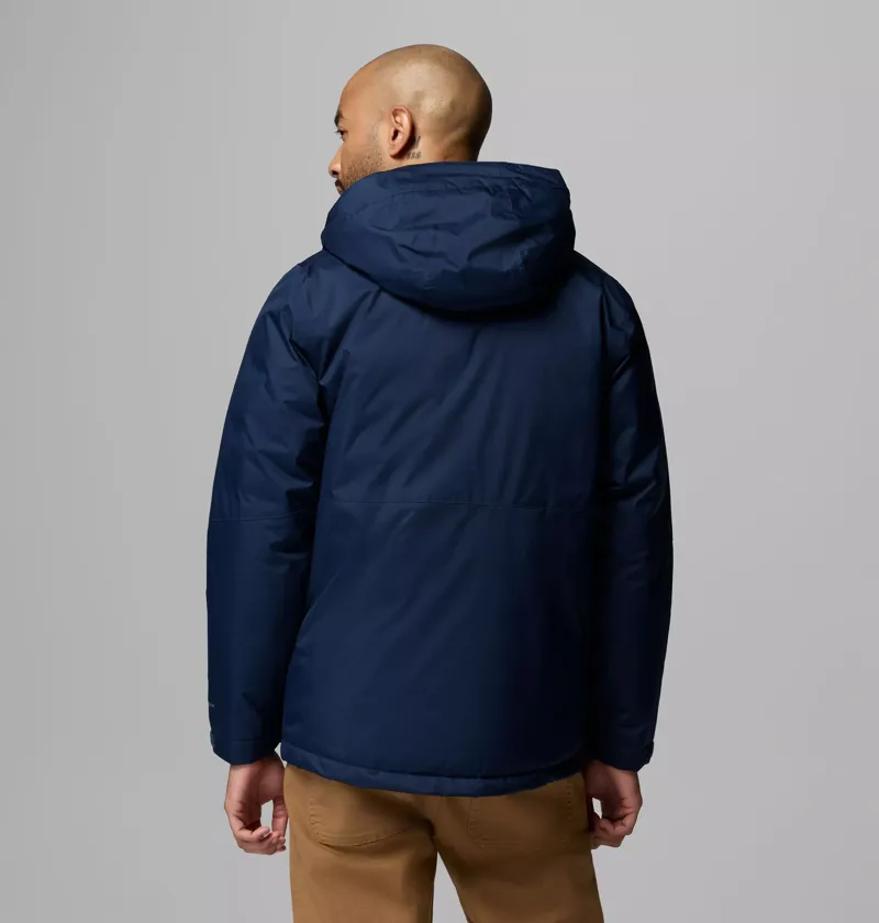 Columbia Mens Oak Harbor II Insulated Waterproof Jacket in Collegiate Navy-4