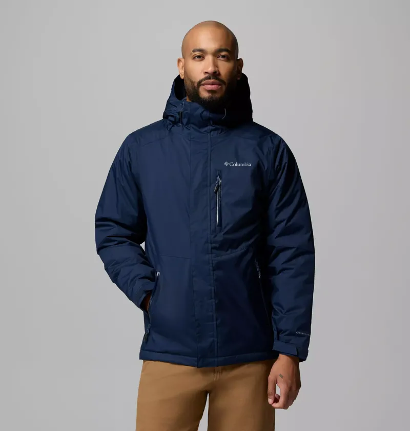 Columbia Mens Oak Harbor II Insulated Waterproof Jacket in Collegiate Navy-1