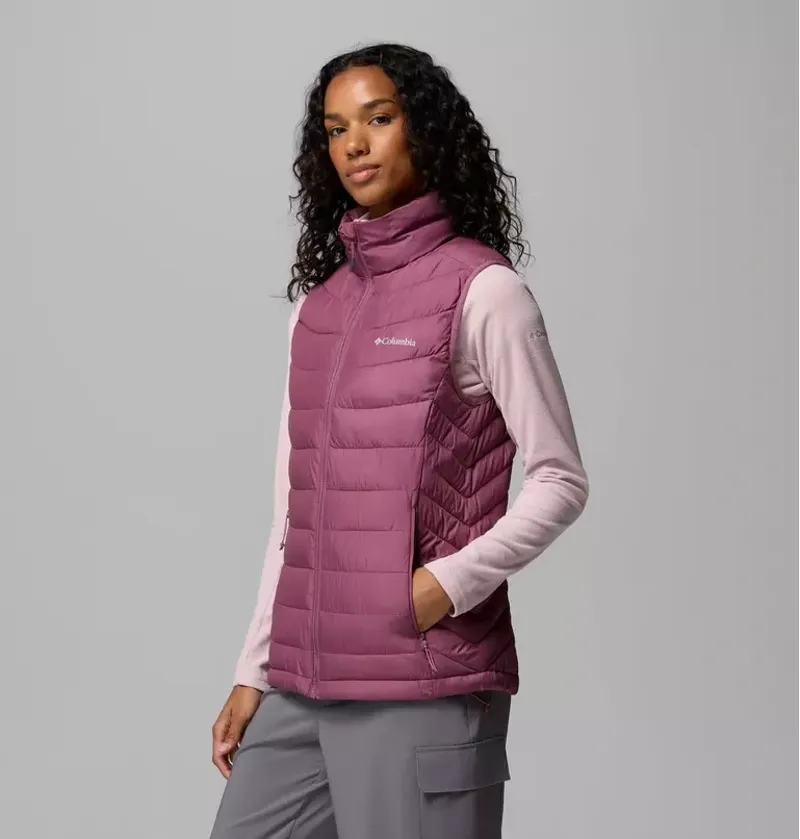 Columbia Womens Powder Lite II Vest in Antique Mauve-3