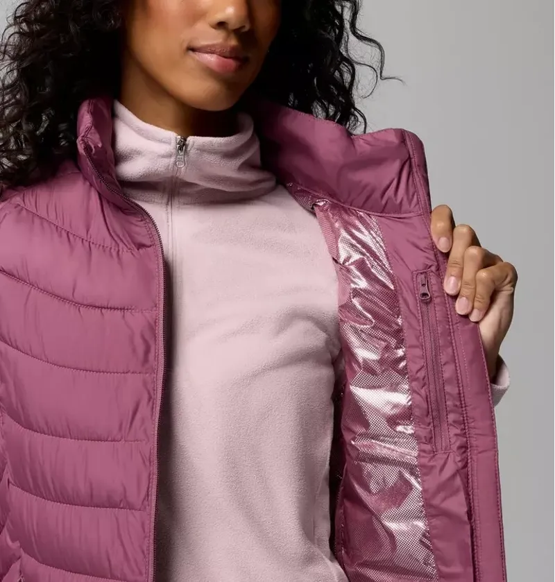 Columbia Womens Powder Lite II Vest in Antique Mauve-5