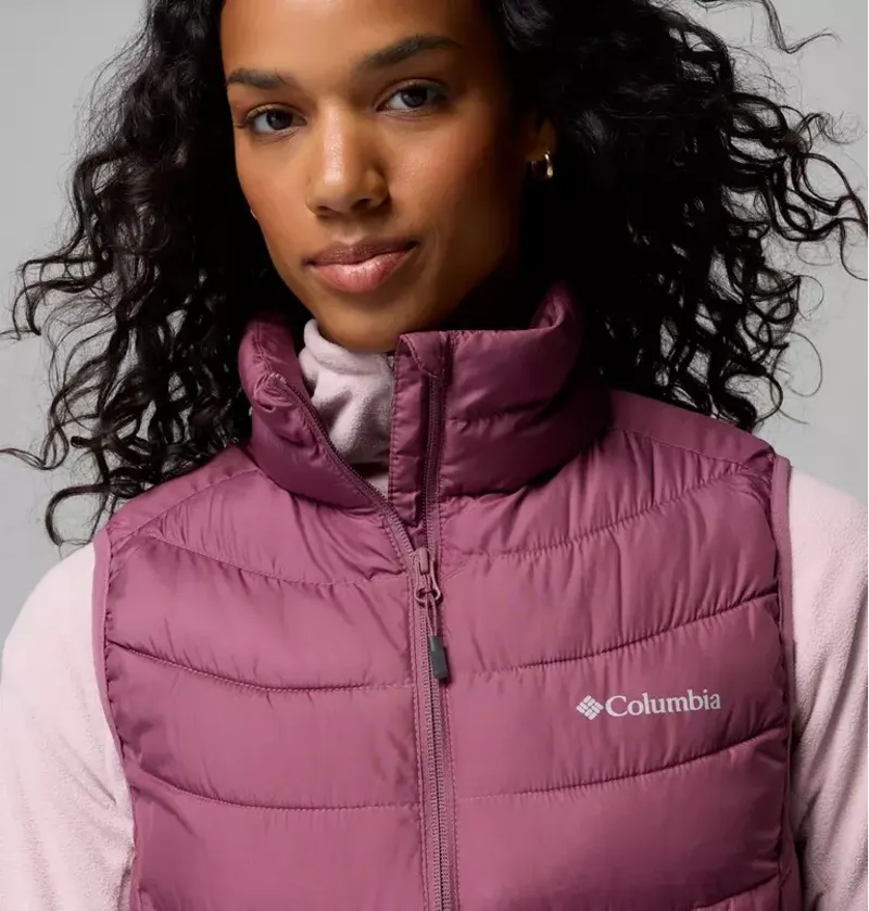 Columbia Womens Powder Lite II Vest in Antique Mauve-6
