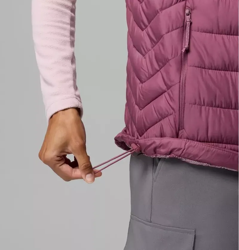 Columbia Womens Powder Lite II Vest in Antique Mauve-7