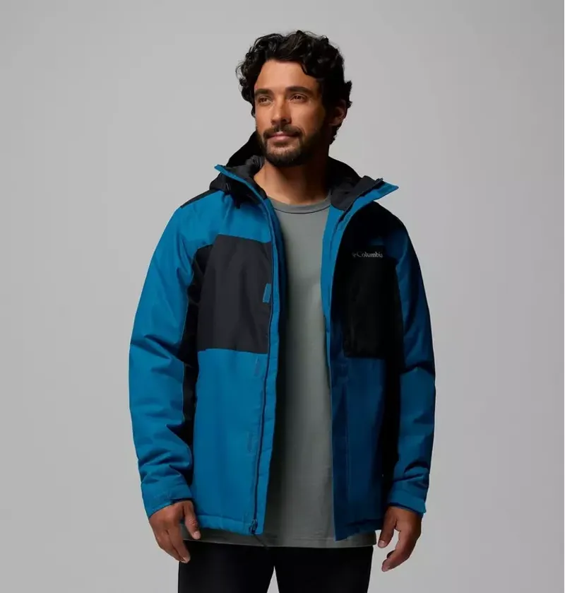 Columbia Men's Tipton Peak III Insulated Jacket in Phoenix Blue / Black-4